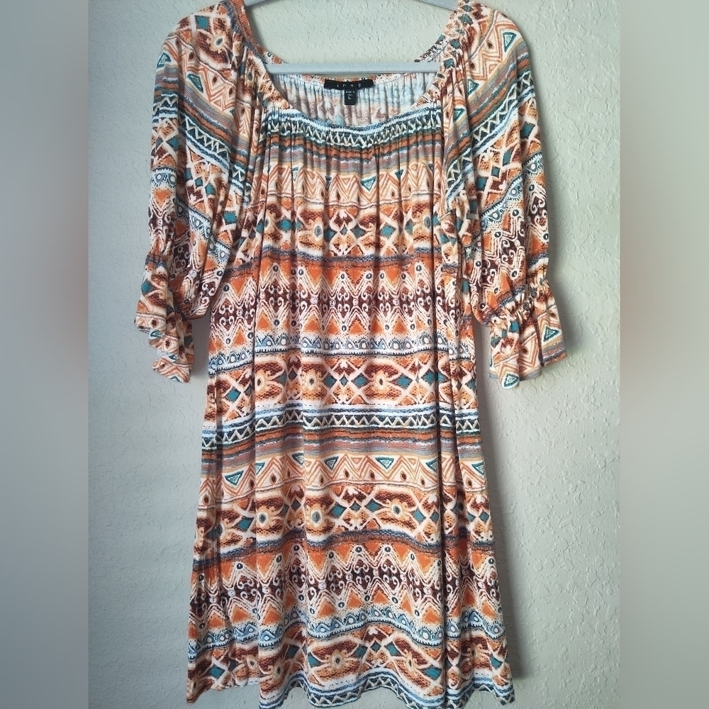 SNAP Women's Shirt Mini Dress size L
